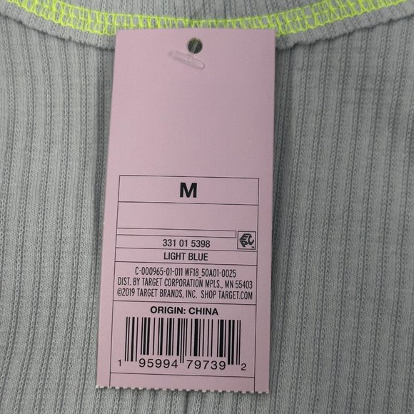 2 Piece Wild Fable Women's Med Black Crop Sweater And Light Blue Ribbed T-Shirt - Picture 15 of 16